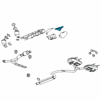 OEM 2013 Buick LaCrosse Heat Shield Diagram - 22766781