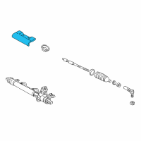 OEM Saturn LW2 Shield, Steering Gear Heat Diagram - 90575599