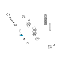 OEM 2003 Infiniti M45 Bracket Assembly-Shock ABSORBER Mounting Diagram - 55322-AG00A