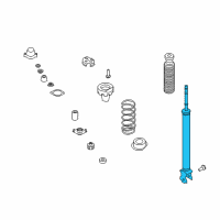 OEM 2003 Infiniti M45 ABSORBER Kit-Shock, Rear Diagram - K6210-CR90D