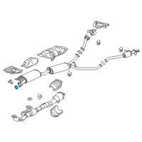 OEM 2014 Acura TSX Gasket, Pre Chamber Diagram - 18393-SDB-A00