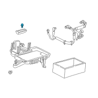 OEM 1999 Jeep Grand Cherokee Screw Diagram - 6506554AA