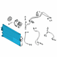 OEM 2017 Ford Focus Condenser Diagram - DV6Z-19712-F