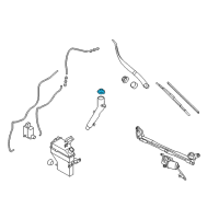 OEM 2012 Kia Soul Cap-Windshield Washer Rs Diagram - 986232K000