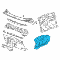 OEM Chevrolet Bolt EUV Insulator Diagram - 42761665