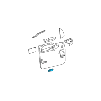 OEM Ford F-250 Super Duty Reflector Diagram - F81Z-2523820-AA