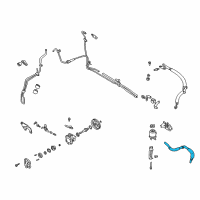 OEM 2002 Nissan Maxima Hose Assy-Suction, Power Steering Diagram - 49717-5Y705