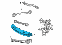 OEM 2021 Jeep Grand Cherokee L Link-Spring Diagram - 68421129AA