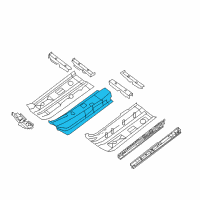 OEM 2017 Nissan Sentra Floor-Front, Center Diagram - G4310-4FUMB