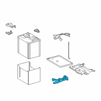 OEM 2010 Toyota Corolla Carrier Holder Diagram - 74410-12040