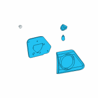 OEM 2012 Toyota Corolla Back Up Lamp Assembly Diagram - 81590-02290