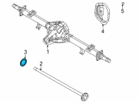 OEM 2006 Ford E-350 Super Duty Axle Shaft Gasket Diagram - EOTZ-1001-A