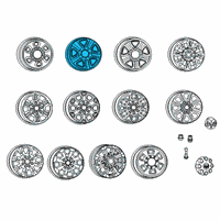 OEM 2015 Ram 2500 Steel Wheel Diagram - 1UD26SZ0AC