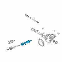 OEM Lincoln Inner Joint Assembly Diagram - AL1Z-3B414-A