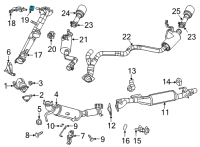 OEM 2018 Jeep Wrangler ISOLATOR-Exhaust Support Diagram - 68268397AA