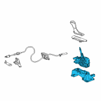 OEM 2017 Chevrolet Malibu Shifter Assembly Diagram - 84347430