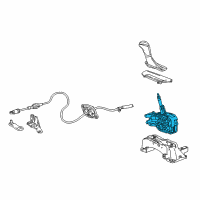 OEM 2016 Chevrolet Malibu Shifter Diagram - 13534321