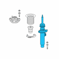 OEM 2021 BMW Z4 LEFT FRONT SPRING STRUT Diagram - 31-31-6-879-193