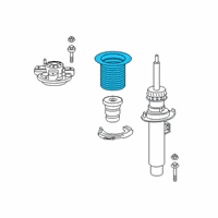 OEM 2020 BMW Z4 Piston Rod Protection Top Diagram - 31-33-6-875-403