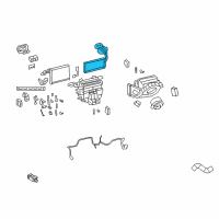 OEM 2011 Chevrolet Caprice Heater Core Diagram - 92192007