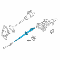 OEM 2021 Lexus LC500 SHAFT ASSY, STEERING Diagram - 45260-11030