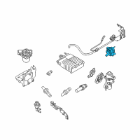 OEM 2011 Ford Focus Check Valve Diagram - 6S4Z-9F491-A