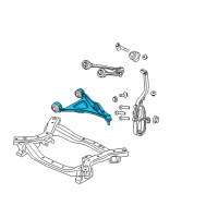 OEM 2007 Dodge Charger Lower Control Arm Diagram - 4895041AF