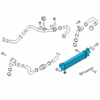 OEM 2020 Ford Edge Intercooler Diagram - F2GZ-6K775-A