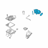 OEM 2015 Chevrolet Impala Outlet Tube Diagram - 22985660