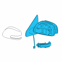 OEM 2010 Scion xD Mirror Assembly Diagram - 87910-52440