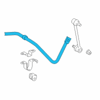 OEM 2015 Toyota Avalon Stabilizer Bar Diagram - 48812-06210