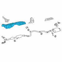 OEM 2019 Lexus ES350 INSULATOR, FR Floor Diagram - 58152-33090