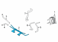 OEM 2021 Nissan Sentra Tube Assy-Oil Cooler Diagram - 21621-6LA1C