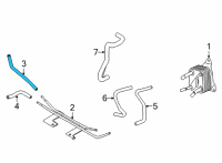 OEM Nissan Sentra Hose-Oil Cooler Diagram - 21633-6LA0C