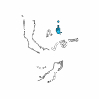 OEM 2004 Kia Sorento Reservoir Assembly-Power Steering Diagram - 575103E000