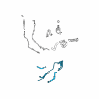 OEM Kia Sorento Pipe Assembly-Power Steering Diagram - 575203E000