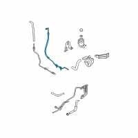 OEM Kia Sorento Hose Complete-Pressure Diagram - 575003E000