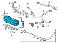 OEM GMC Yukon Reservoir Diagram - 86772598