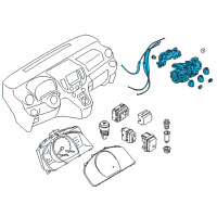 OEM 2020 Nissan NV200 Control Assembly Diagram - 27510-3LM5A