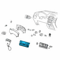 OEM 2007 Ford F-150 Dash Control Unit Diagram - 7L3Z-19980-B