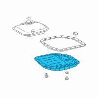 OEM 2010 Pontiac Vibe Pan, Automatic Transmission Fluid Diagram - 88971819