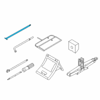 OEM 2021 Infiniti QX80 Holder-Jack Diagram - 99552-1LA0B