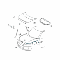 OEM 2013 Scion xB Release Cable Diagram - 53630-12640