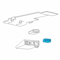 OEM Pontiac Trans Sport Applique Heater & Air Conditioner Control (Remanufacture) Diagram - 19208520