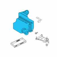 OEM 2003 Jeep Wrangler Body-Air Cleaner Diagram - 53013501AB