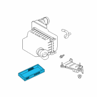 OEM 2003 Jeep Liberty Filter-Air Diagram - 5019443AA