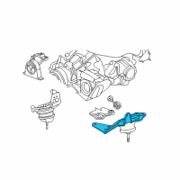 OEM Chrysler Pacifica Bracket-Engine Mount Diagram - 5510009AC