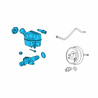 OEM Chevrolet HHR Master Cylinder Diagram - 15939484