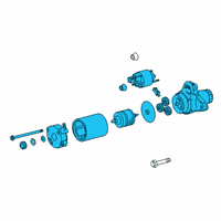 OEM 2020 Lexus RX350 Starter Assy Diagram - 28100-31270