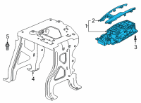 OEM Honda Ridgeline SWITCH SUB-A*NH869L* Diagram - 54100-TG7-A56ZA